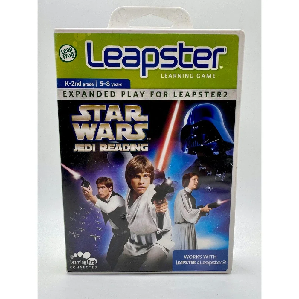 LeapFrog Leapster Star Wars Jedi Reading Game K-2nd Grade 5-8 yrs Cartridge Case